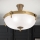 Přisazený lustr ROCCA 4xE27/60W/230V pr. 43 cm bronz/bílá