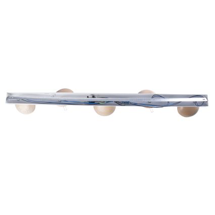 Přisazený lustr SFERA WOOD 5xE14/40W/230V
