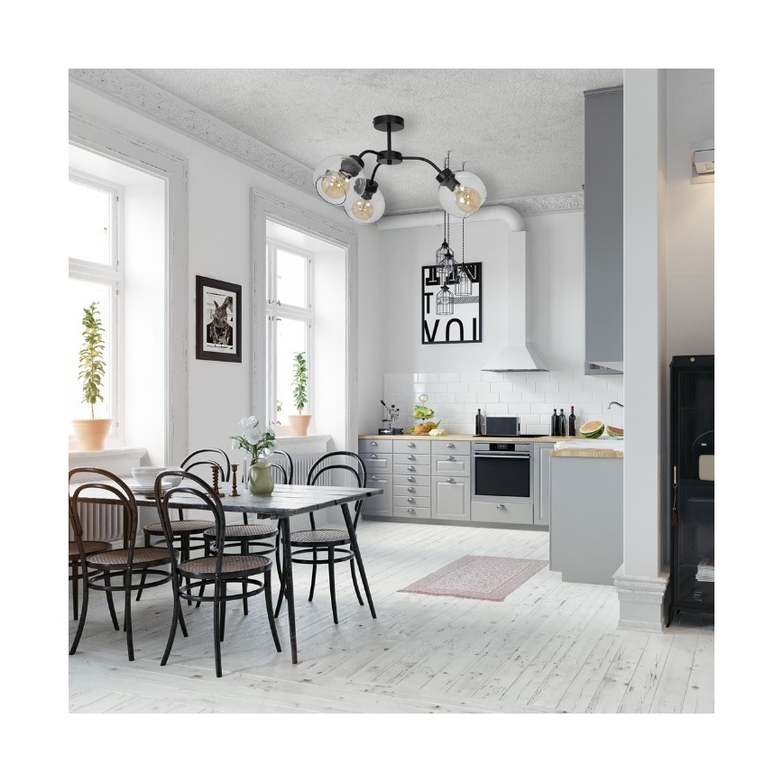 Přisazený lustr SOFIA 3xE27/60W/230V čirá