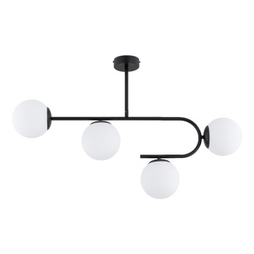 Přisazený lustr STELLAR 4xE14/10W/230V černá