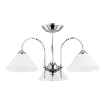 Přisazený lustr TAPER 3xE27/15W/230V lesklý chrom