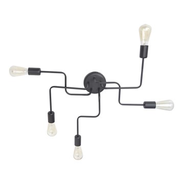 Přisazený lustr TUBE 5xE27/15W/230V