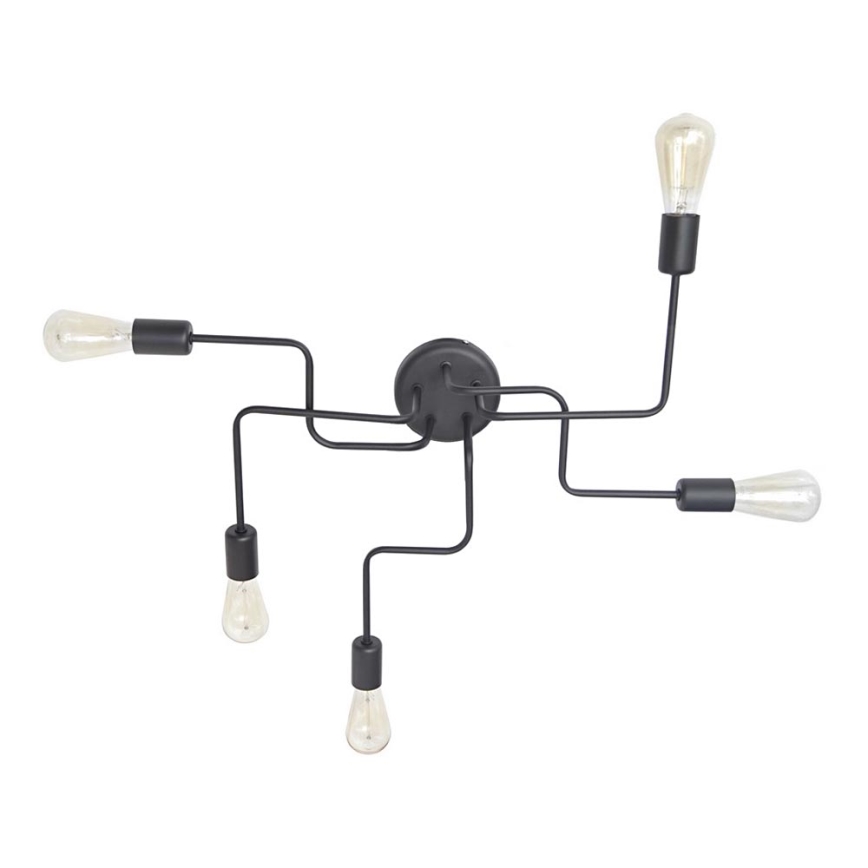 Přisazený lustr TUBE 5xE27/15W/230V