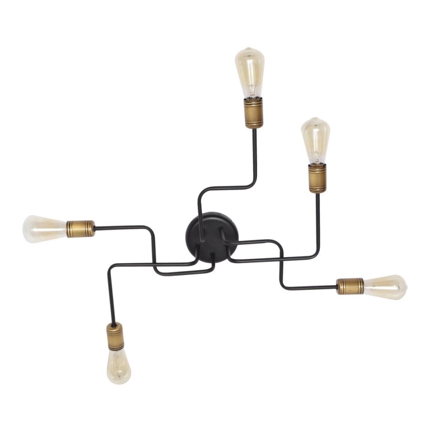 Přisazený lustr TUBE 5xE27/15W/230V