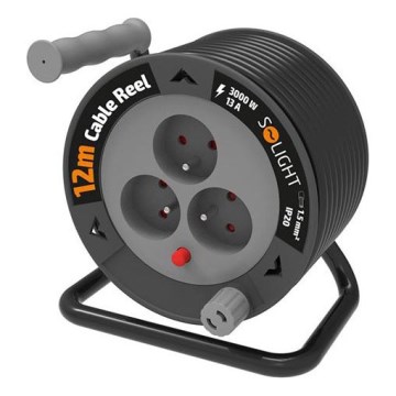 Prodlužovací kabel na bubnu 3Z 12 m