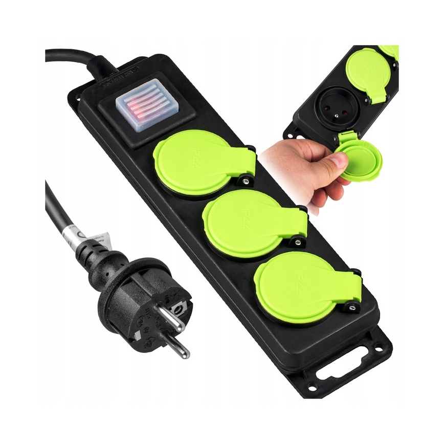 Prodlužovací kabel s vypínačem 3Z 20m IP44