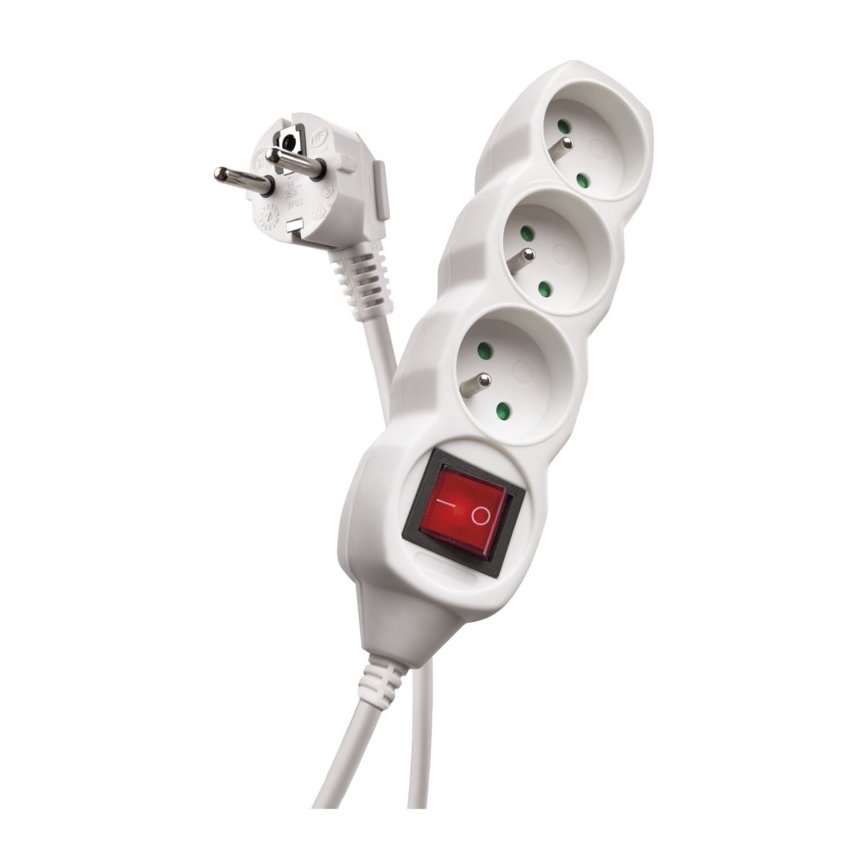 Prodlužovací kabel s vypínačem 3Z 3m