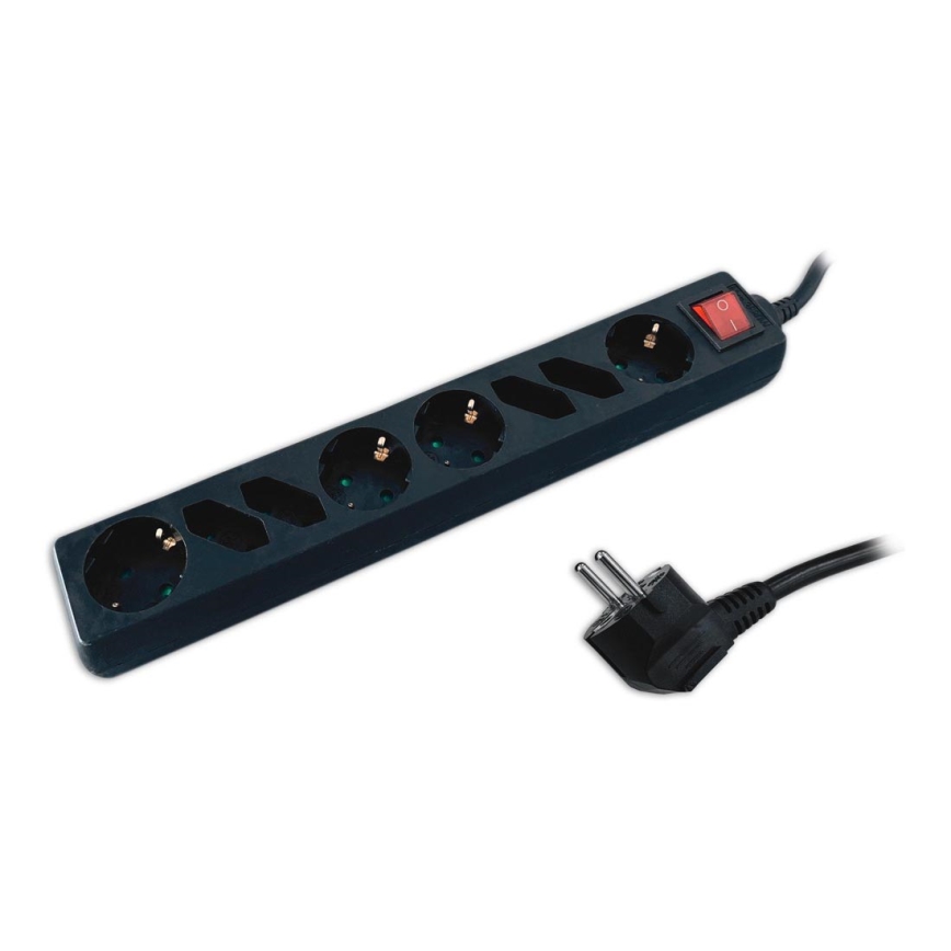 Prodlužovací kabel s vypínačem SCHUKO 8Z 1,5 m