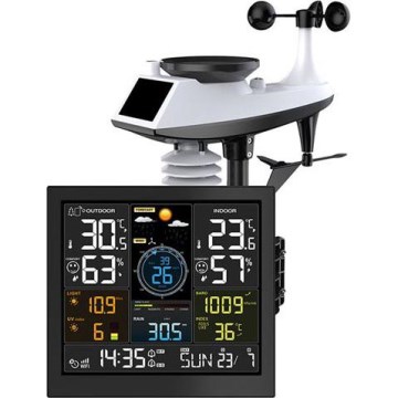 Profesionální meteostanice s LCD disp 5V/2xAA + 3xAAA Wi-Fi