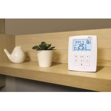 Programovatelný termostat 230V+2xAA