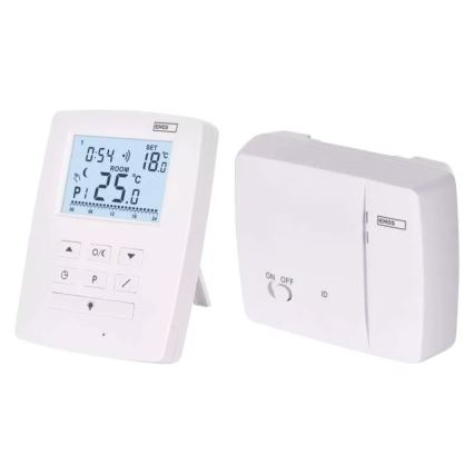 Programovatelný termostat 230V+2xAA