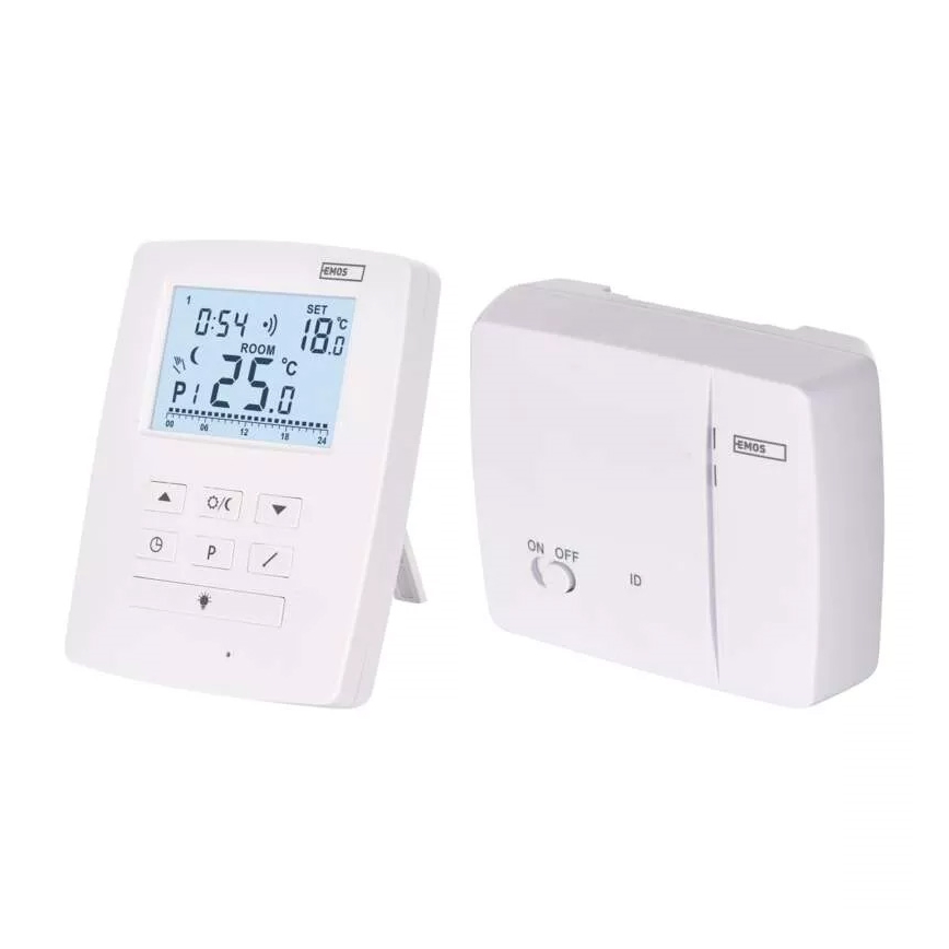 Programovatelný termostat 230V+2xAA