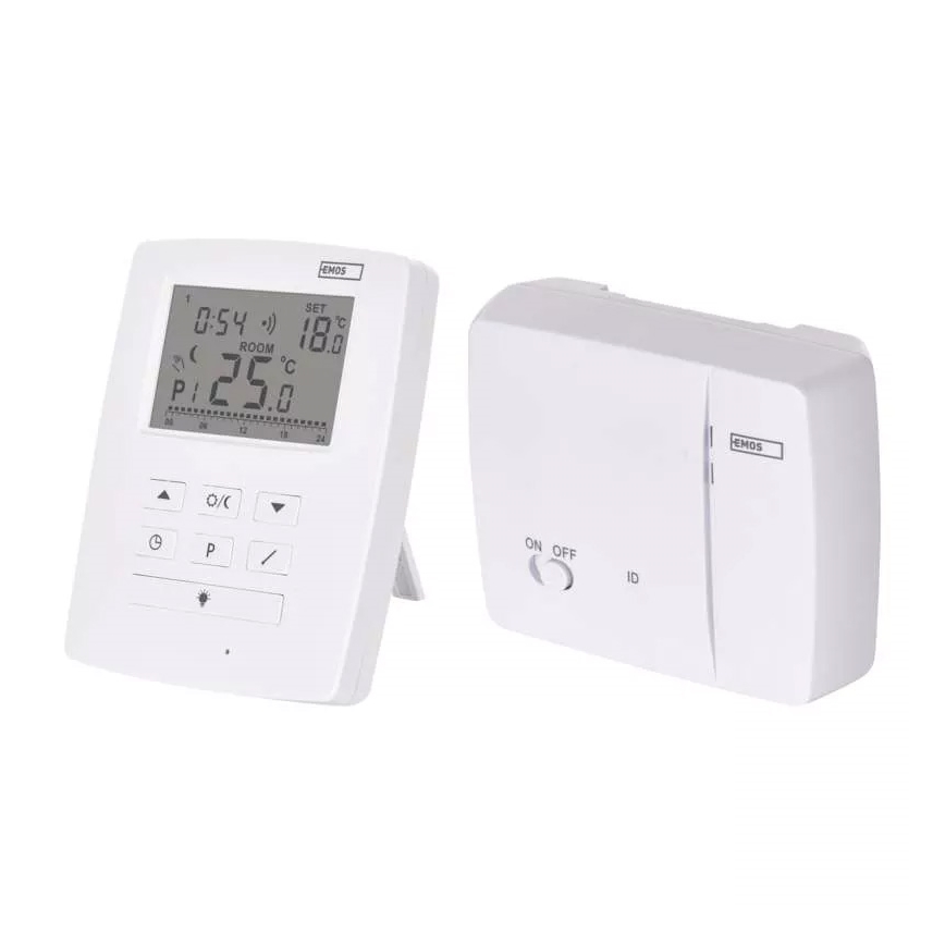 Programovatelný termostat 230V+2xAA