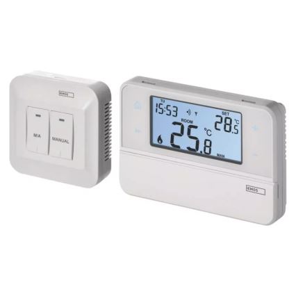 Programovatelný termostat 230V + 2xAA