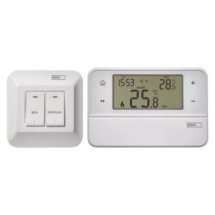 Programovatelný termostat 230V + 2xAA