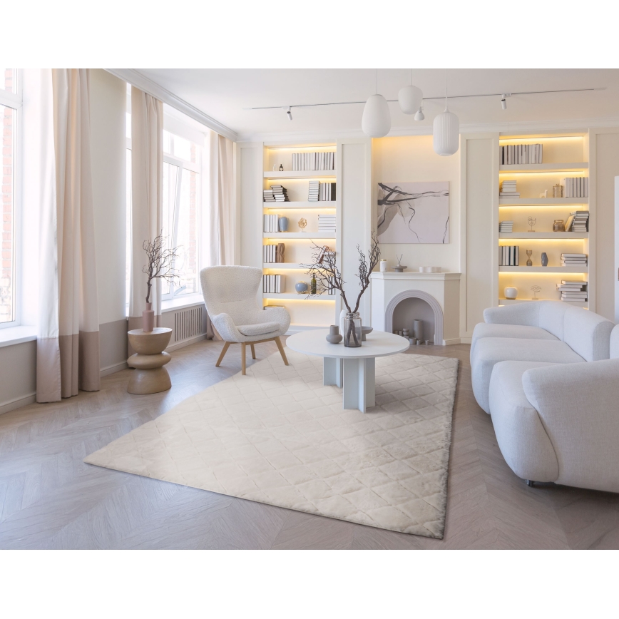 Protiskluzový koberec MODENA NEW 120x160 cm krémová