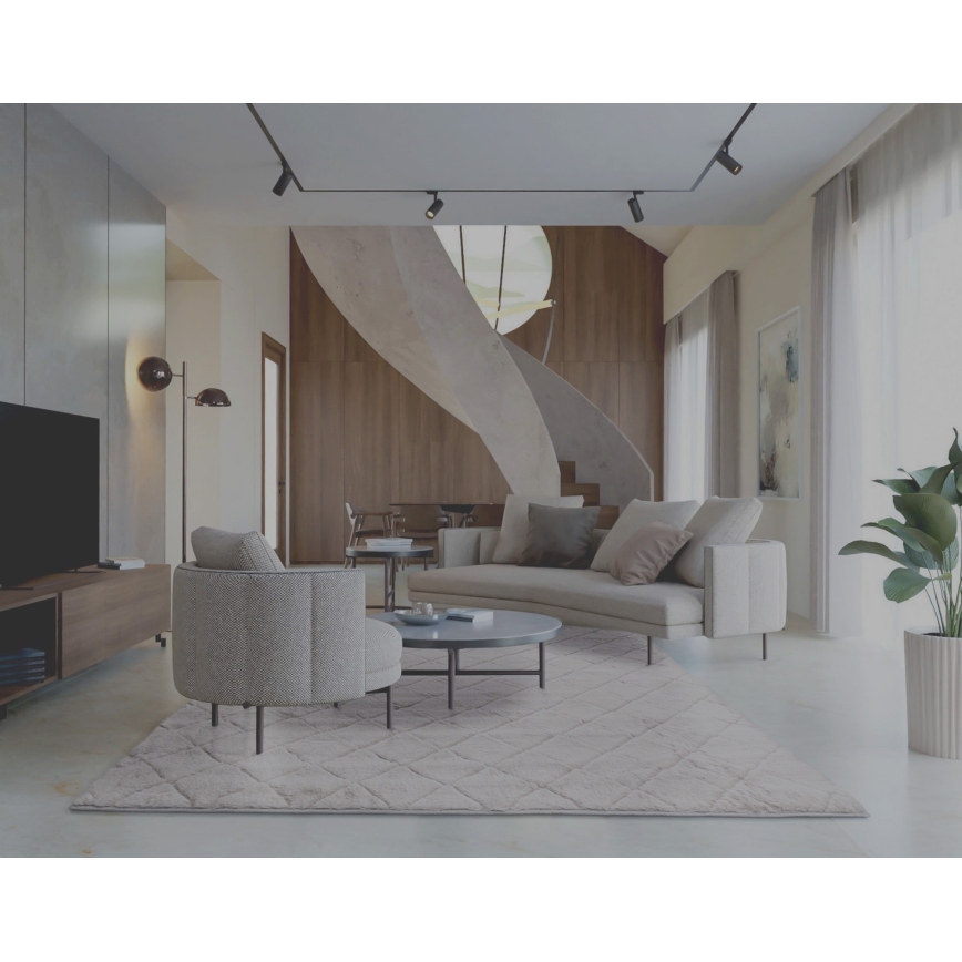 Protiskluzový koberec MODENA NEW 120x160 cm světle šedá