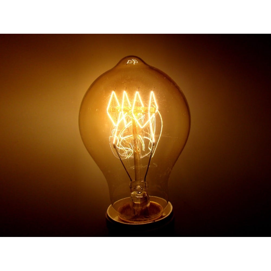 Průmyslová dekorační stmívatelná žárovka SCROBB A19 E27/60W/230V 2200K