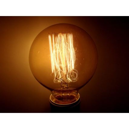 Průmyslová dekorační stmívatelná žárovka SEGOD G80 E27/40W/230V 3000K