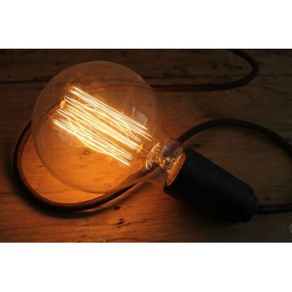 Průmyslová dekorační stmívatelná žárovka SELRED G125 E27/60W/230V 3000K 120 lm