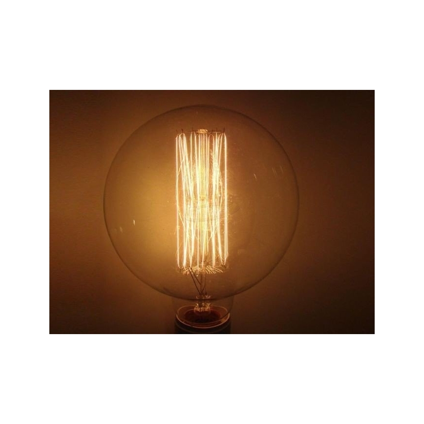 Průmyslová dekorační stmívatelná žárovka SELRED G125 E27/60W/230V 3000K 120 lm
