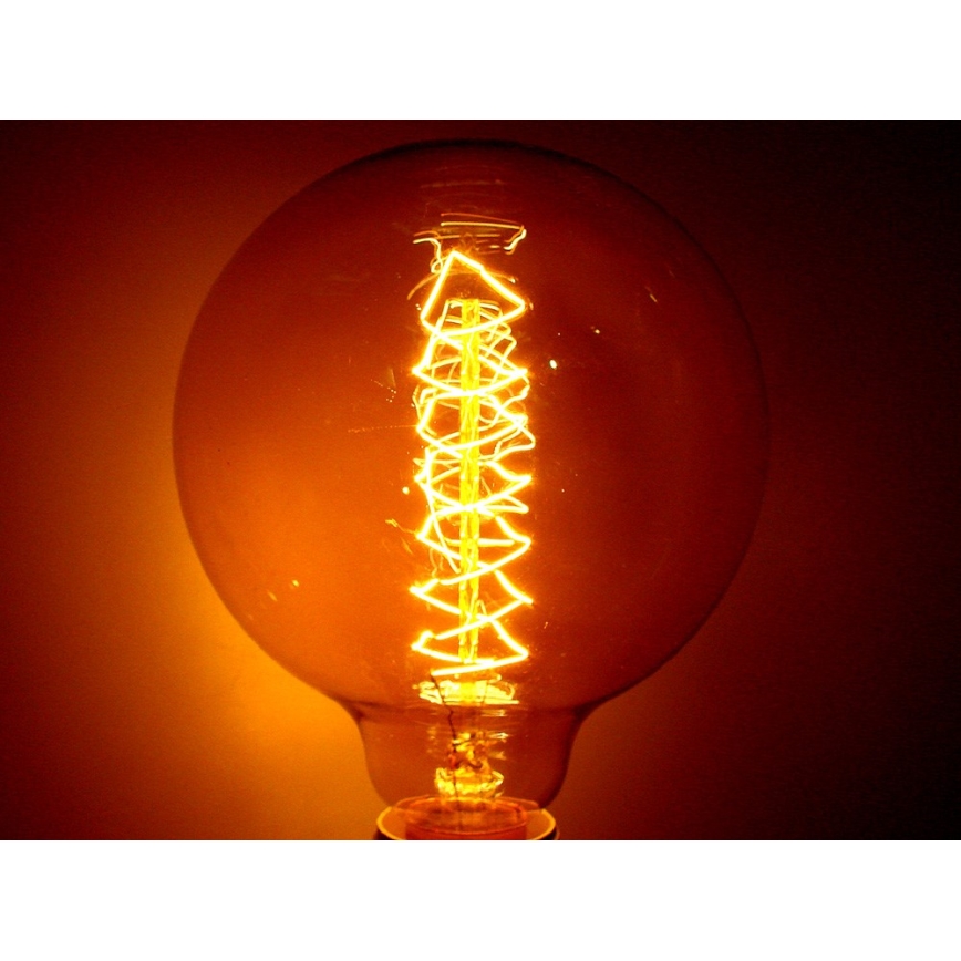 Průmyslová dekorační stmívatelná žárovka SELRED G125 E27/60W/230V 3000K