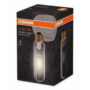 Průmyslová halogenová žárovka VINTAGE E27/20W/230V 2700K - Osram