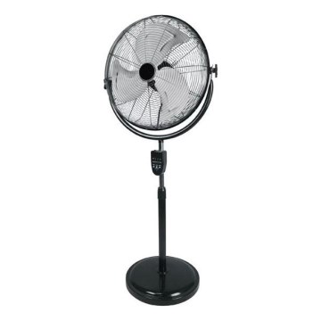 Průmyslový stojanový ventilátor 100W/230V pr. 46 cm černá