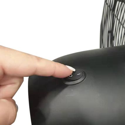Průmyslový stojanový ventilátor 190W/230V pr. 76 cm černá
