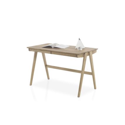 Psací stůl AMIRON 2x zásuvka 120x75 cm dub