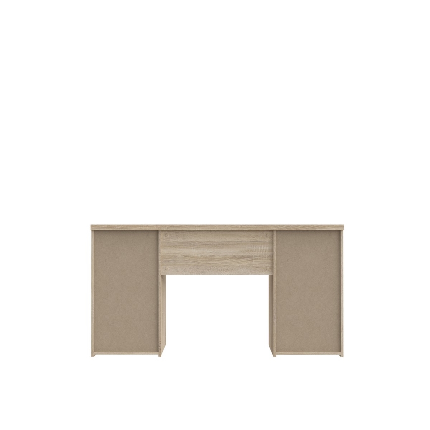 Psací stůl ARENO 145x60 cm bílá/dub sonoma