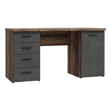 Psací stůl ARENO 145x60 cm hnědá/grafit