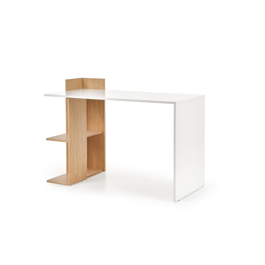 Psací stůl COZYRA 122x58 cm dub/bílá