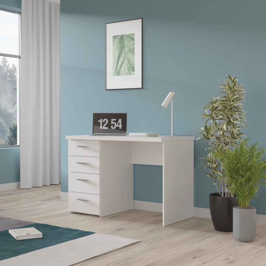 Psací stůl GINO 110x60 cm bílá