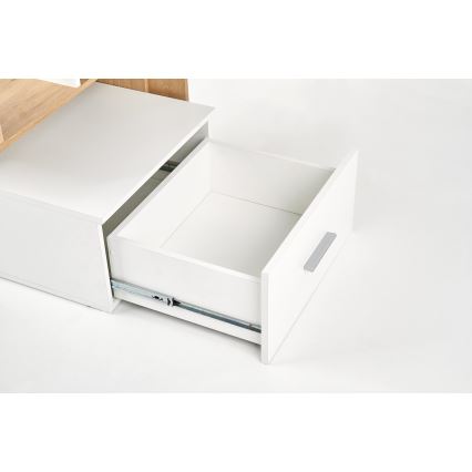 Psací stůl GORA 149x50 cm dub/bílá