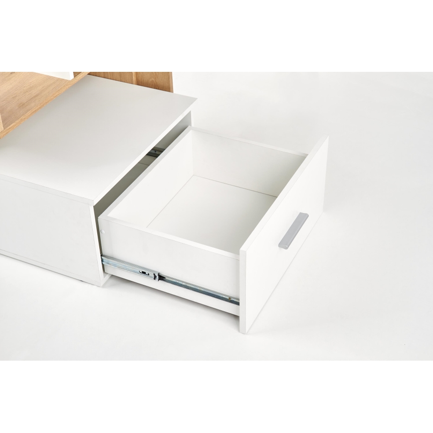 Psací stůl GORA 149x50 cm dub/bílá