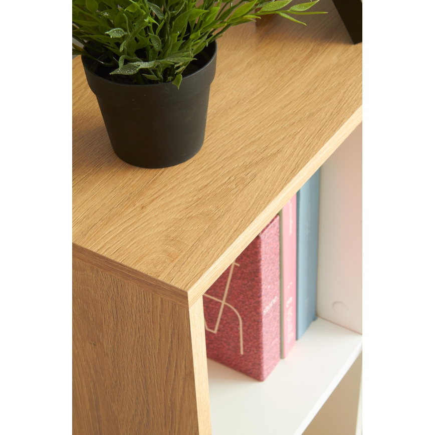 Psací stůl GORA dub/bílá