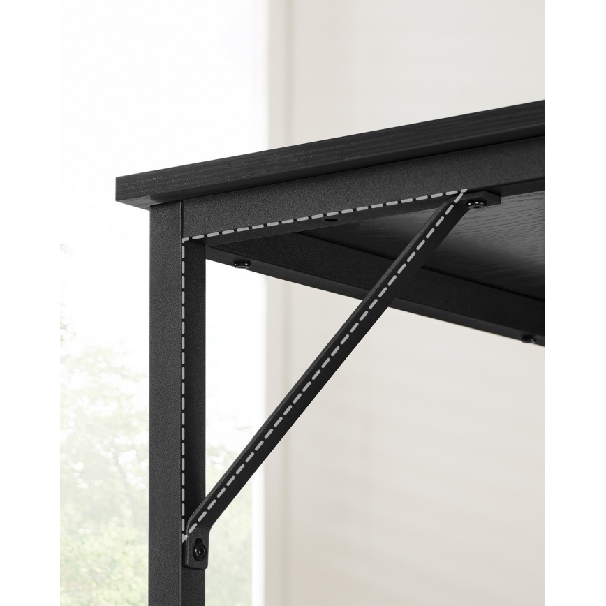 Psací stůl SOLEA 100x50 cm černá