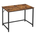 Psací stůl SOLEA 100x50 cm hnědá/černá