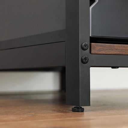 Psací stůl SOLEA 140x60 cm hnědá/černá