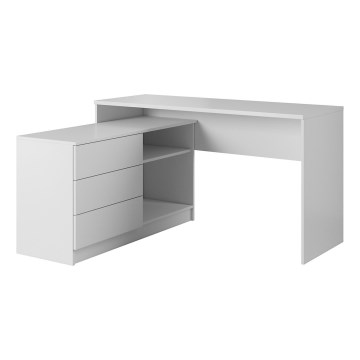 Psací stůl TUNGO 138x50 cm bílá