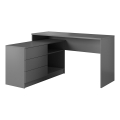 Psací stůl TUNGO 139x50 cm grafit