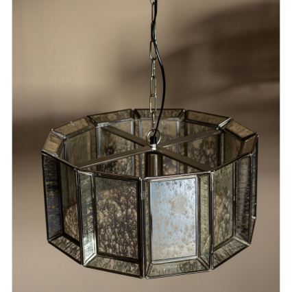 PTMD - Lustr na řetězu ANTIQUE 1xE27/40W/230V pr. 46 cm