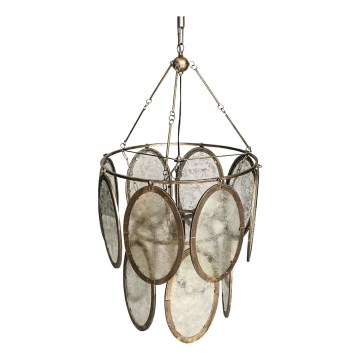 PTMD - Lustr na řetězu DAIREN 1xE27/40W/230V pr. 51 cm