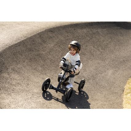 QPlay - Dětská čtyřkolka GO KART černá