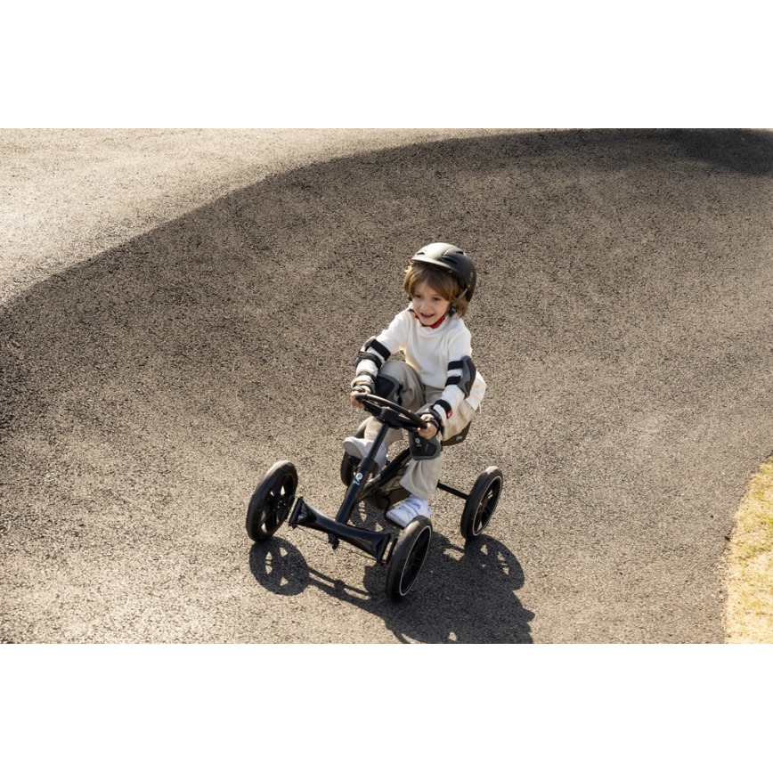 QPlay - Dětská čtyřkolka GO KART černá