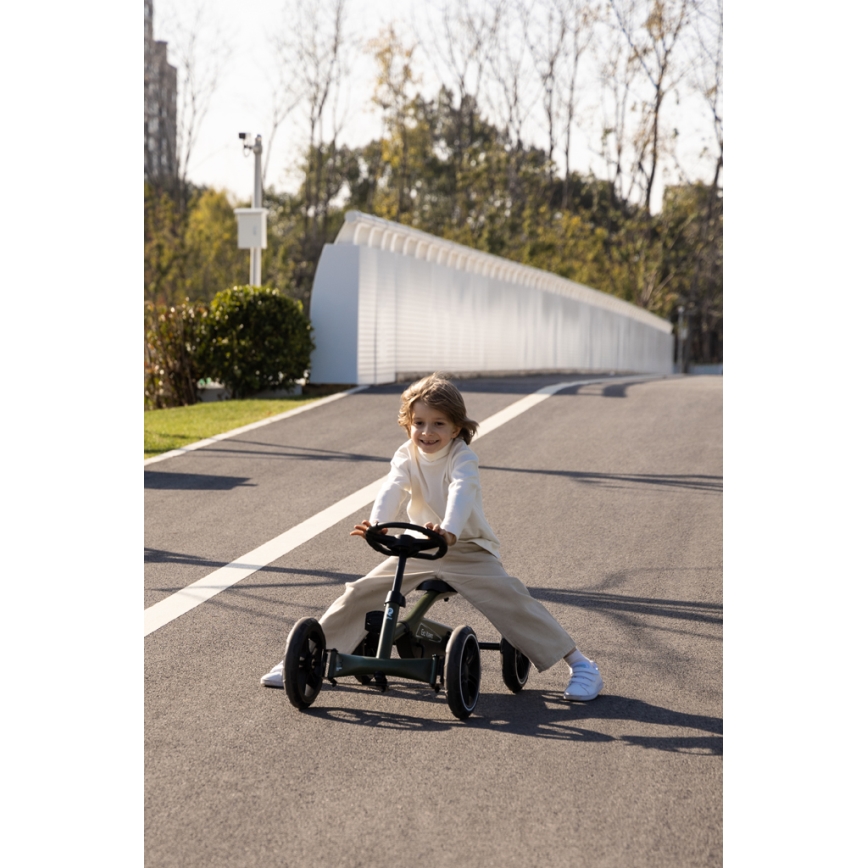 QPlay - Dětská čtyřkolka GO KART černá