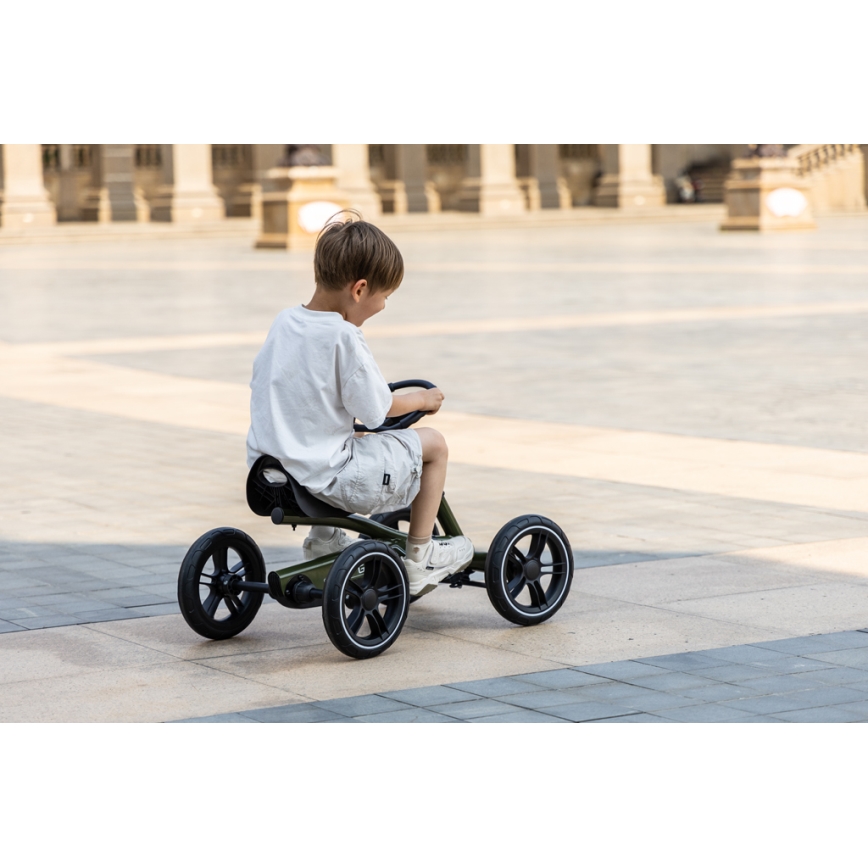 QPlay - Dětská čtyřkolka GO KART černá