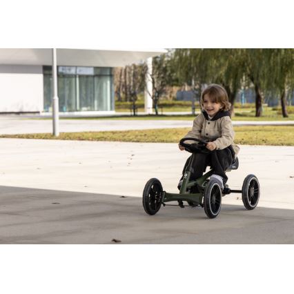 QPlay - Dětská čtyřkolka GO KART černá