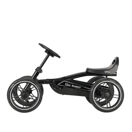 QPlay - Dětská čtyřkolka GO KART černá